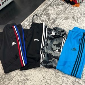 Adidas bundle!! 4 pair mens track pants size L